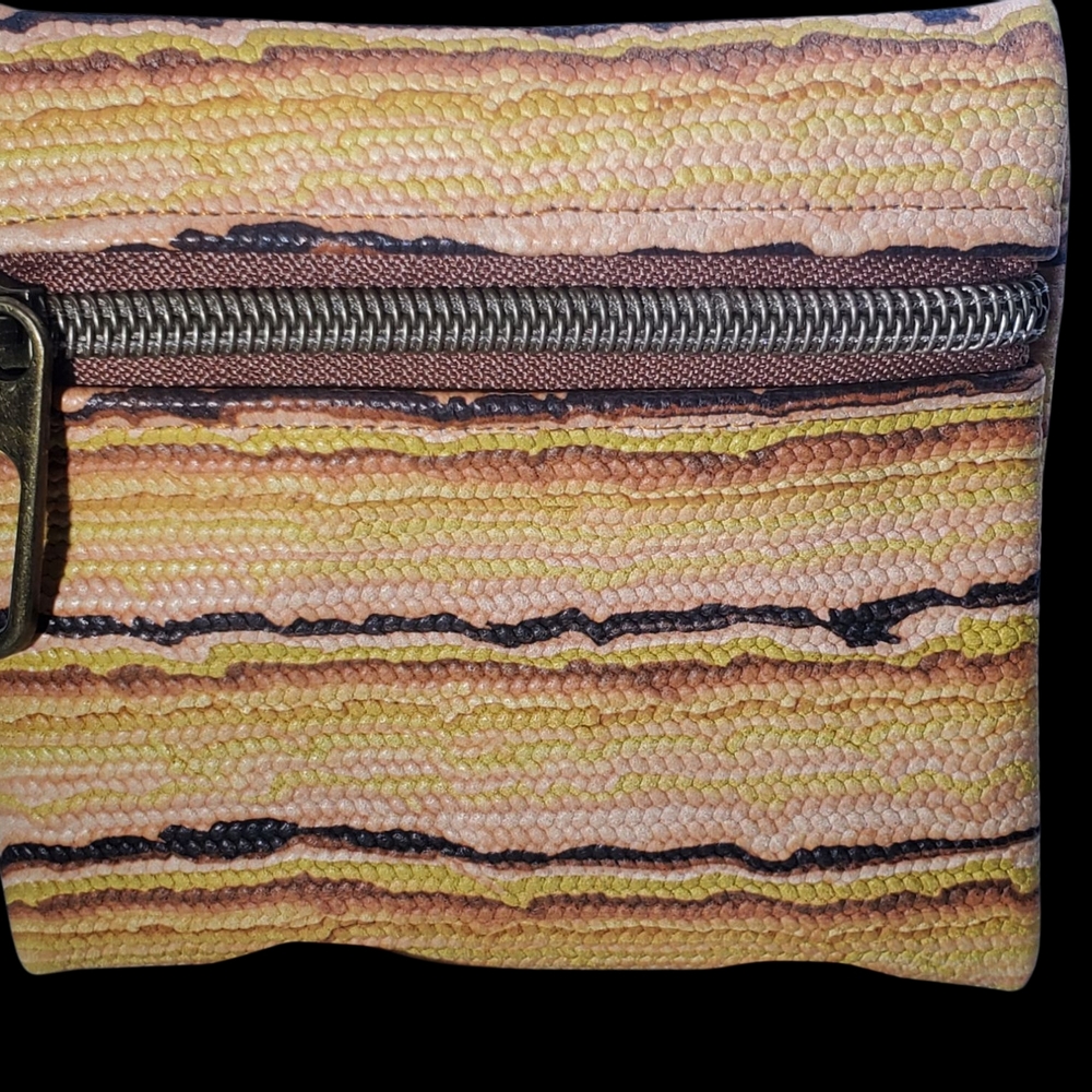 Textured Multicolor Coin Purse - Picture 2 of 9
